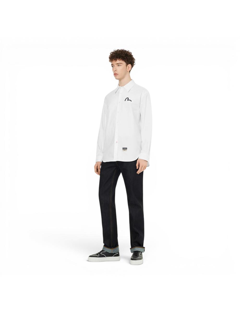 Evisu man white shirt