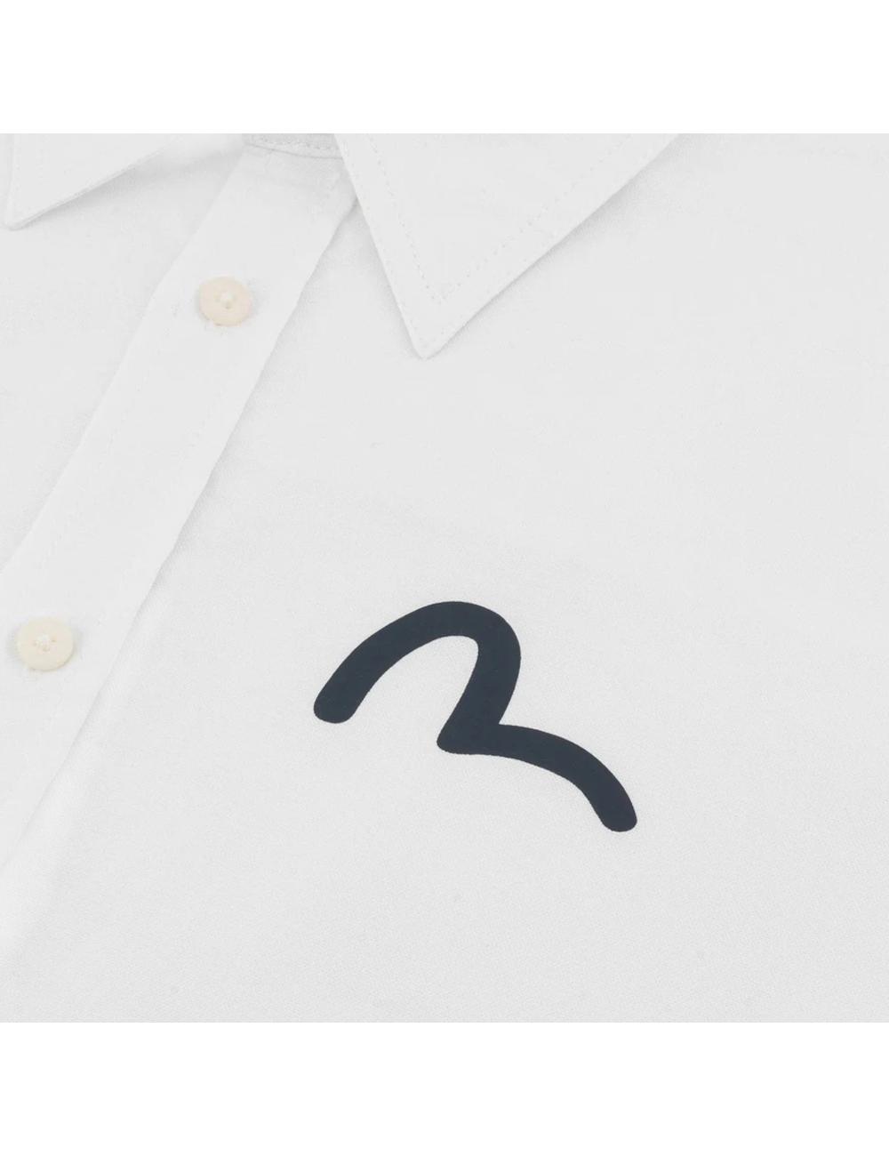 Evisu man white shirt