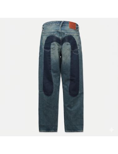 Evisu medium wash jeans