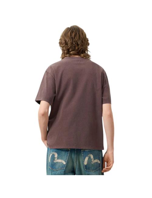 Evisu T-shirt marrone maniac