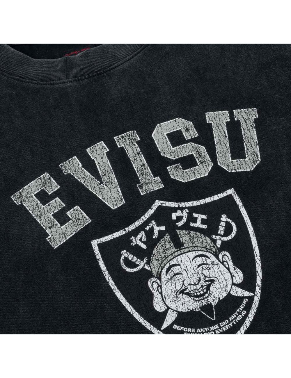 Evisu T-shirt nera raiders