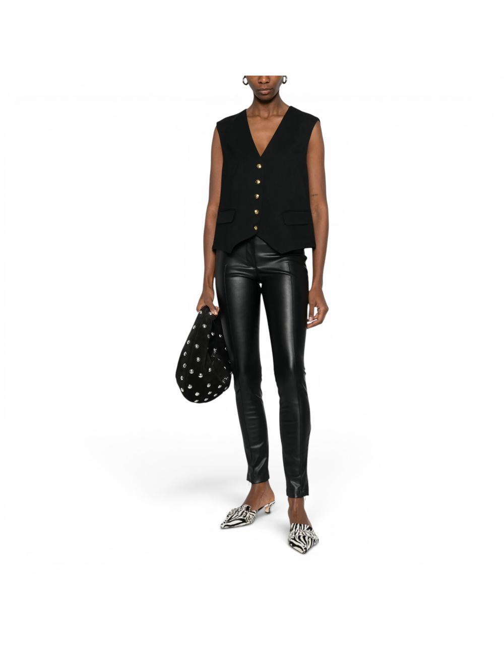 Pinko black wool vest