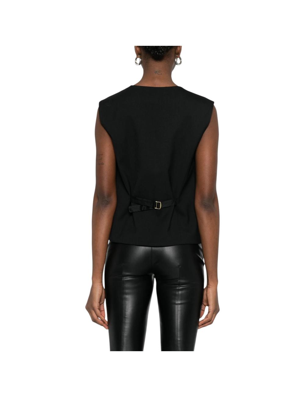 Pinko black wool vest