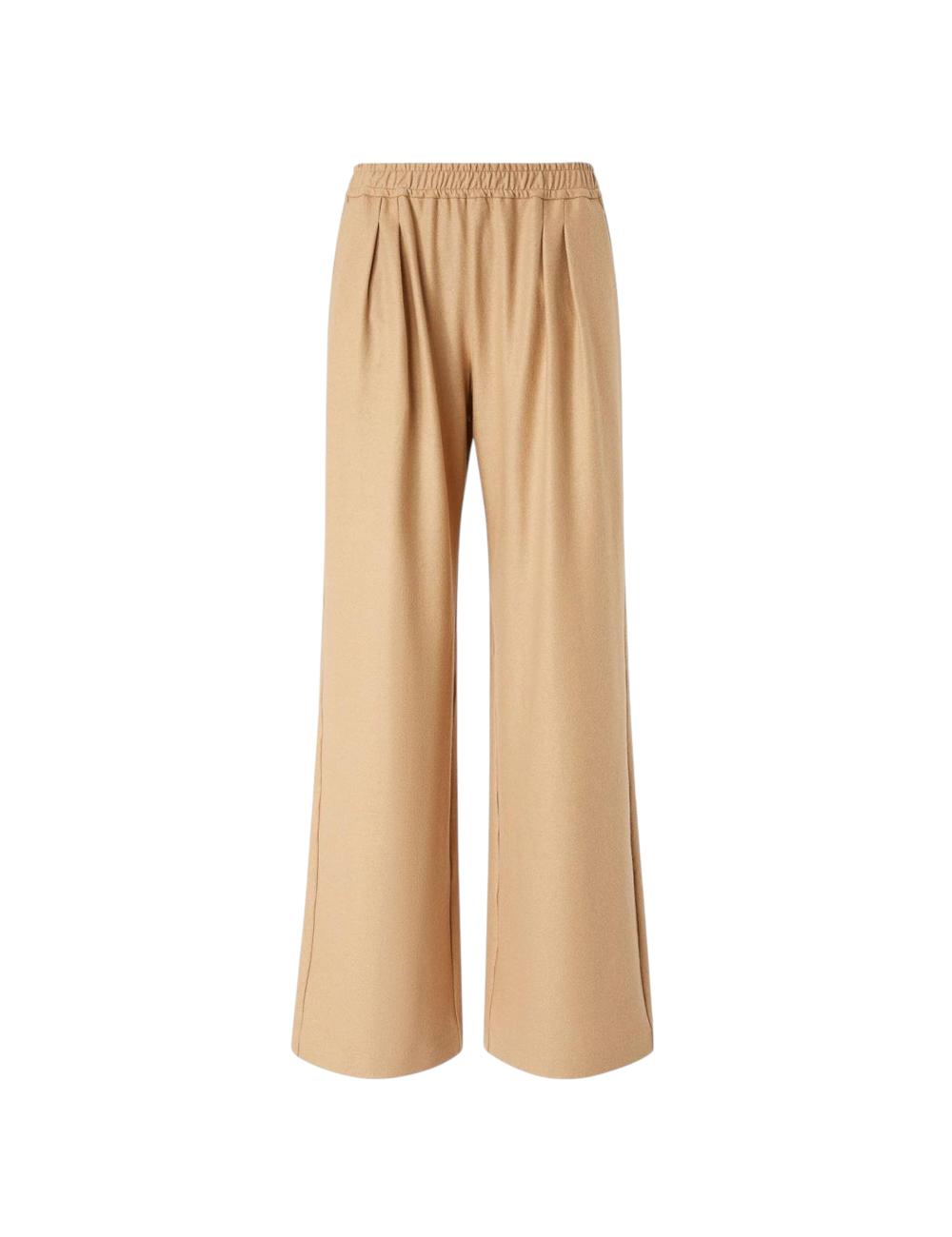 Pinko beige flannel trousers