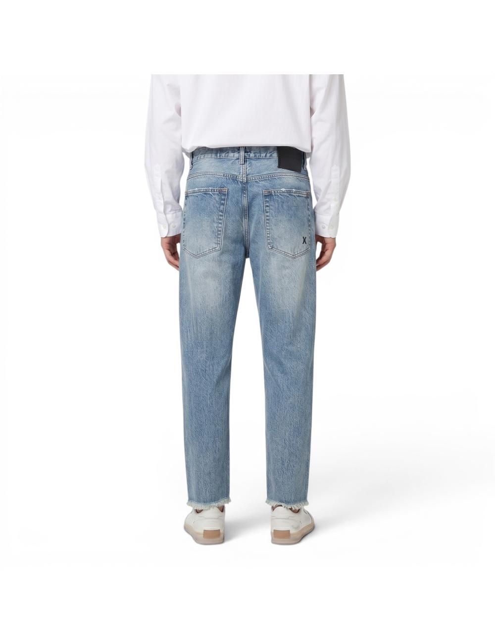 John Richmond men's frayed jeans