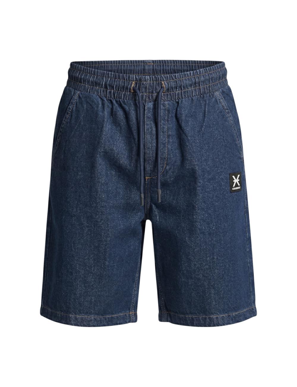 John Richmond dark denim Bermuda shorts