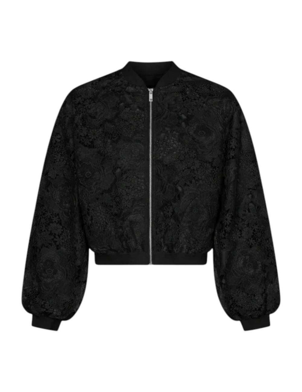 John Richmond black lace bomber jacket