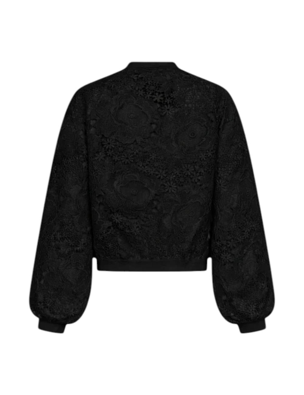 John Richmond black lace bomber jacket