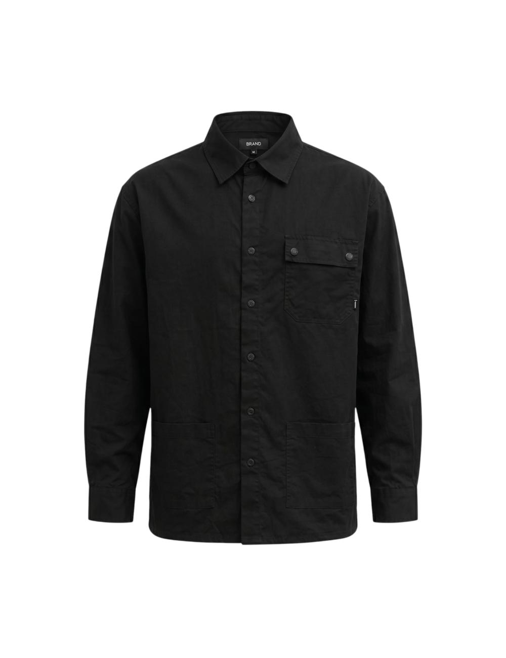 John Richmond black oversized shirt
