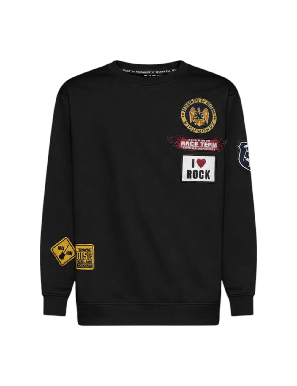 John Richmond black sweatshirt with patch