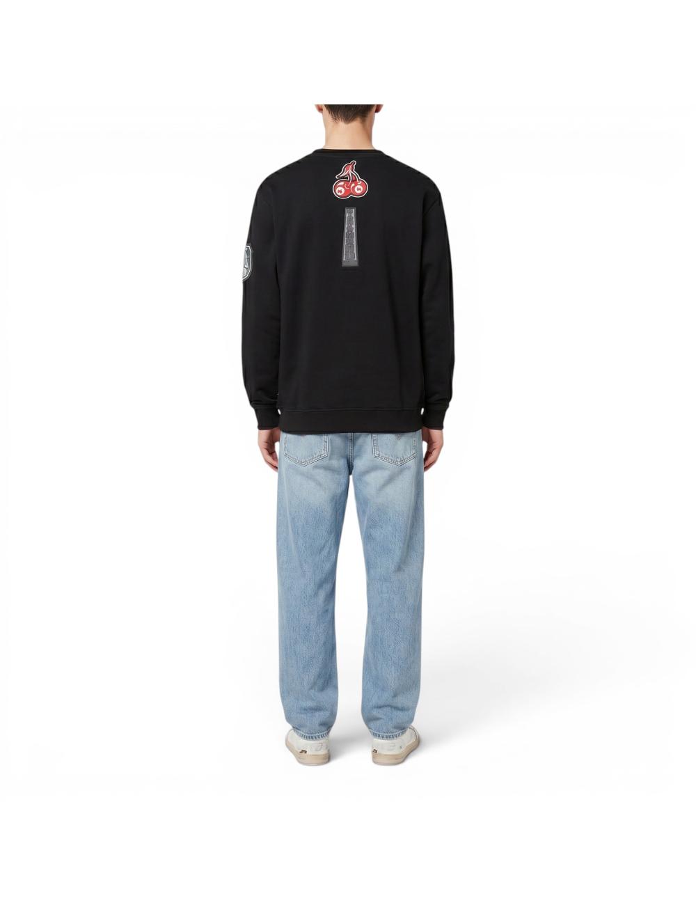 John Richmond black sweatshirt with patch