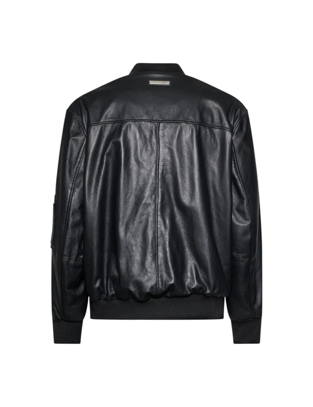 John Richmond black leather jacket