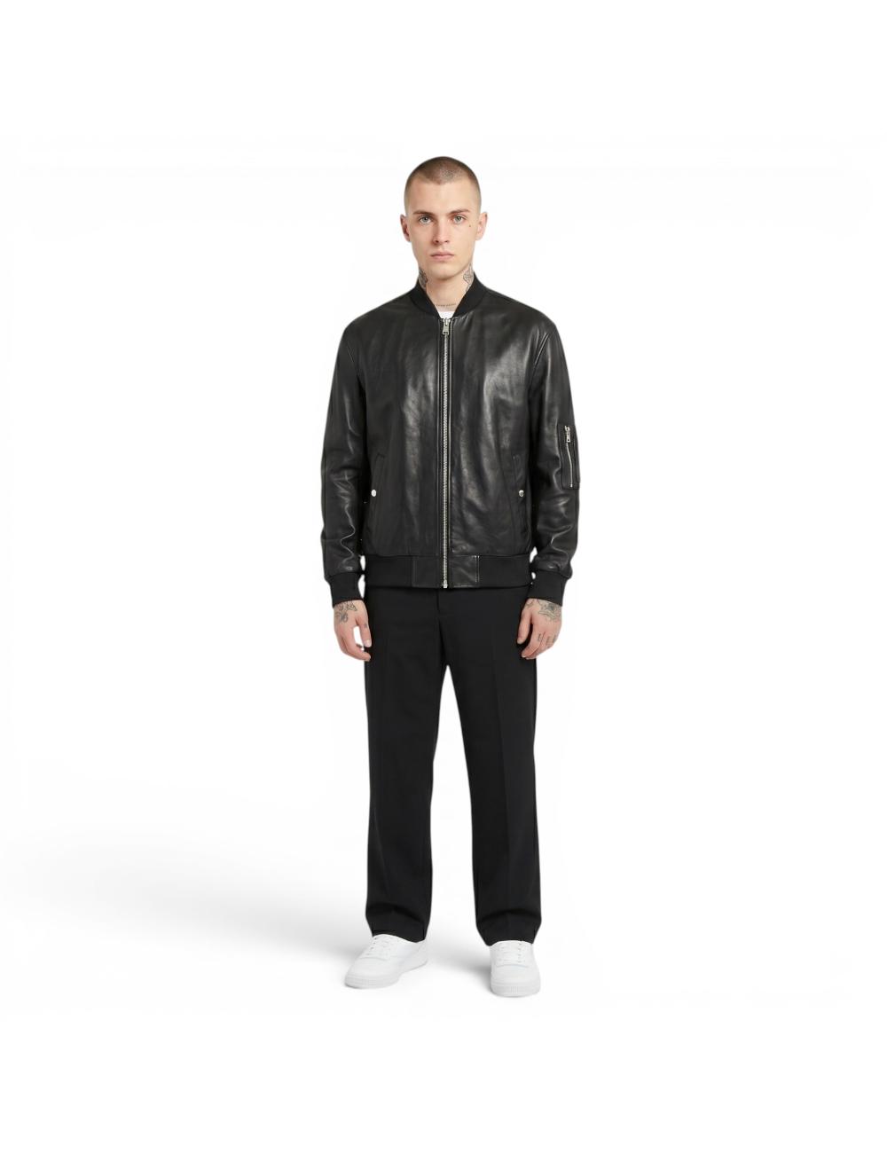 John Richmond black leather jacket