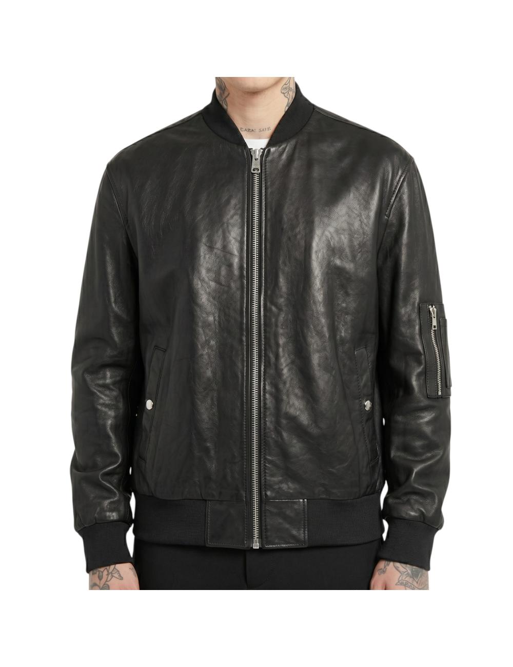 John Richmond black leather jacket