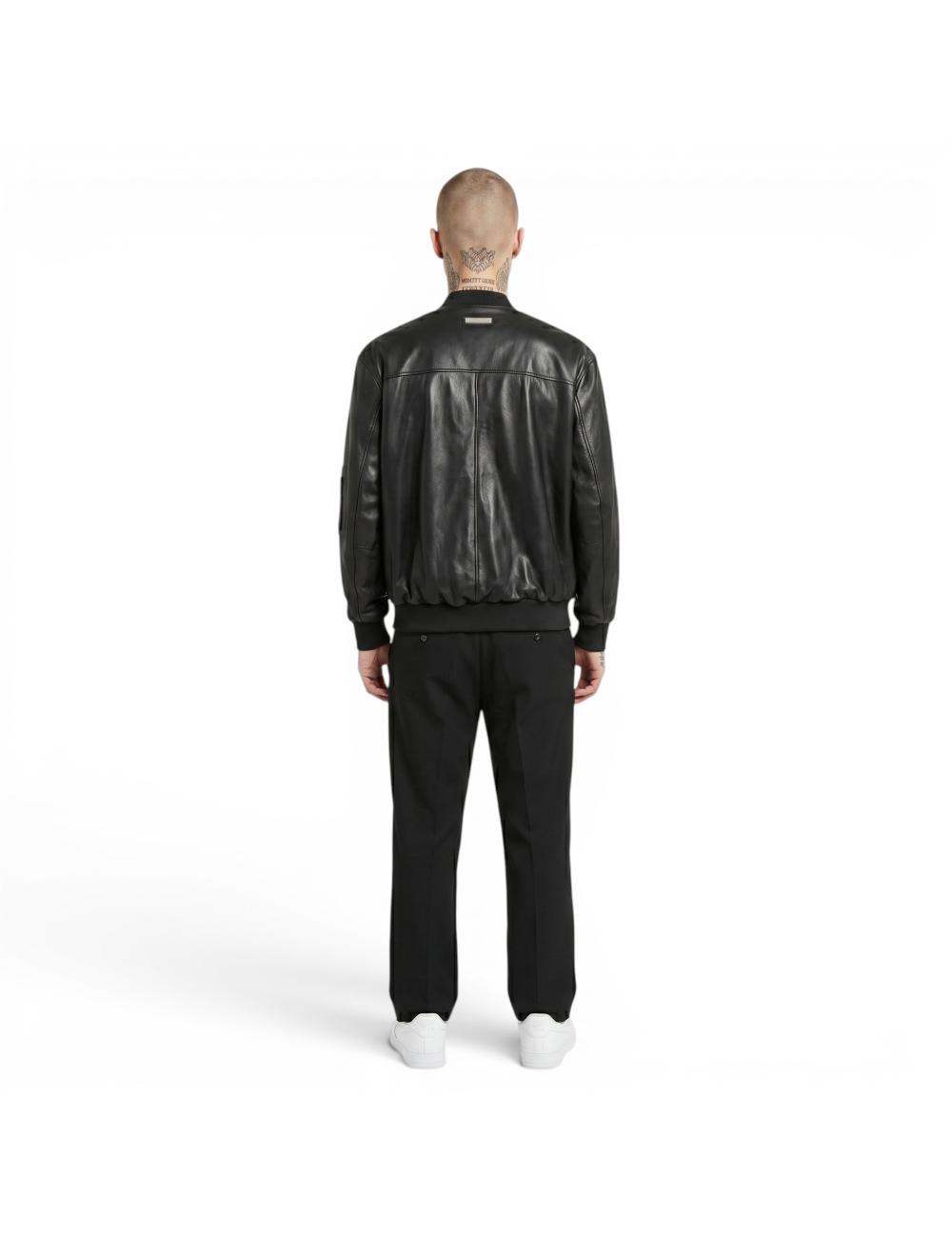 John Richmond black leather jacket