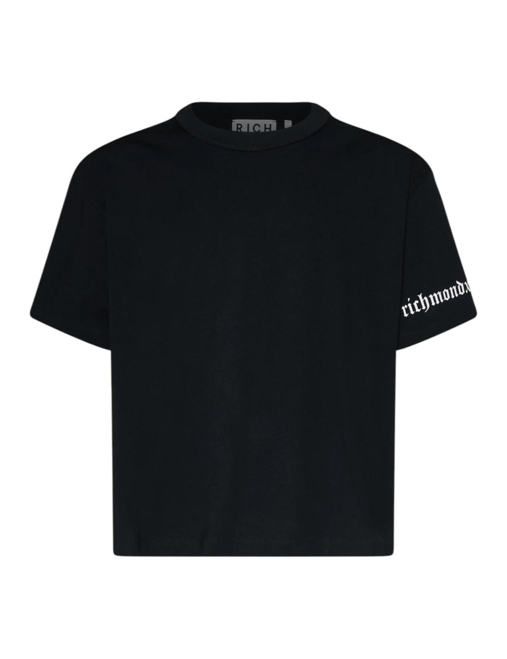 John Richmond black oversized t-shirt