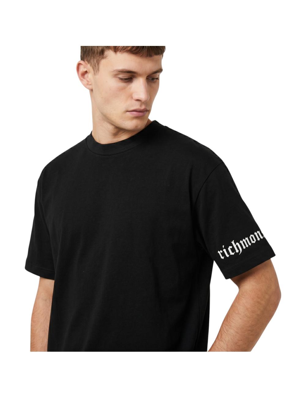 John Richmond black oversized t-shirt