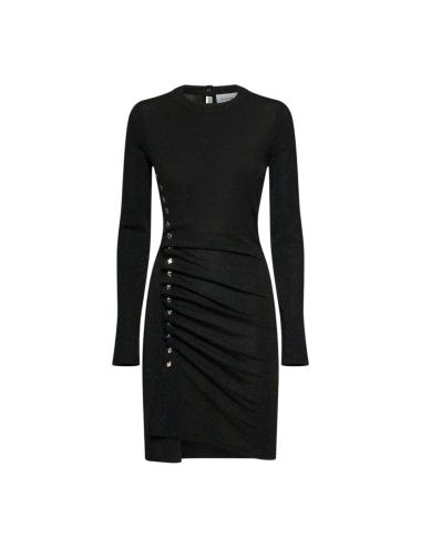 John Richmond abito corto nero lurex