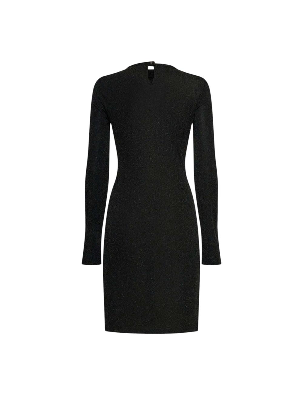 John Richmond abito corto nero lurex