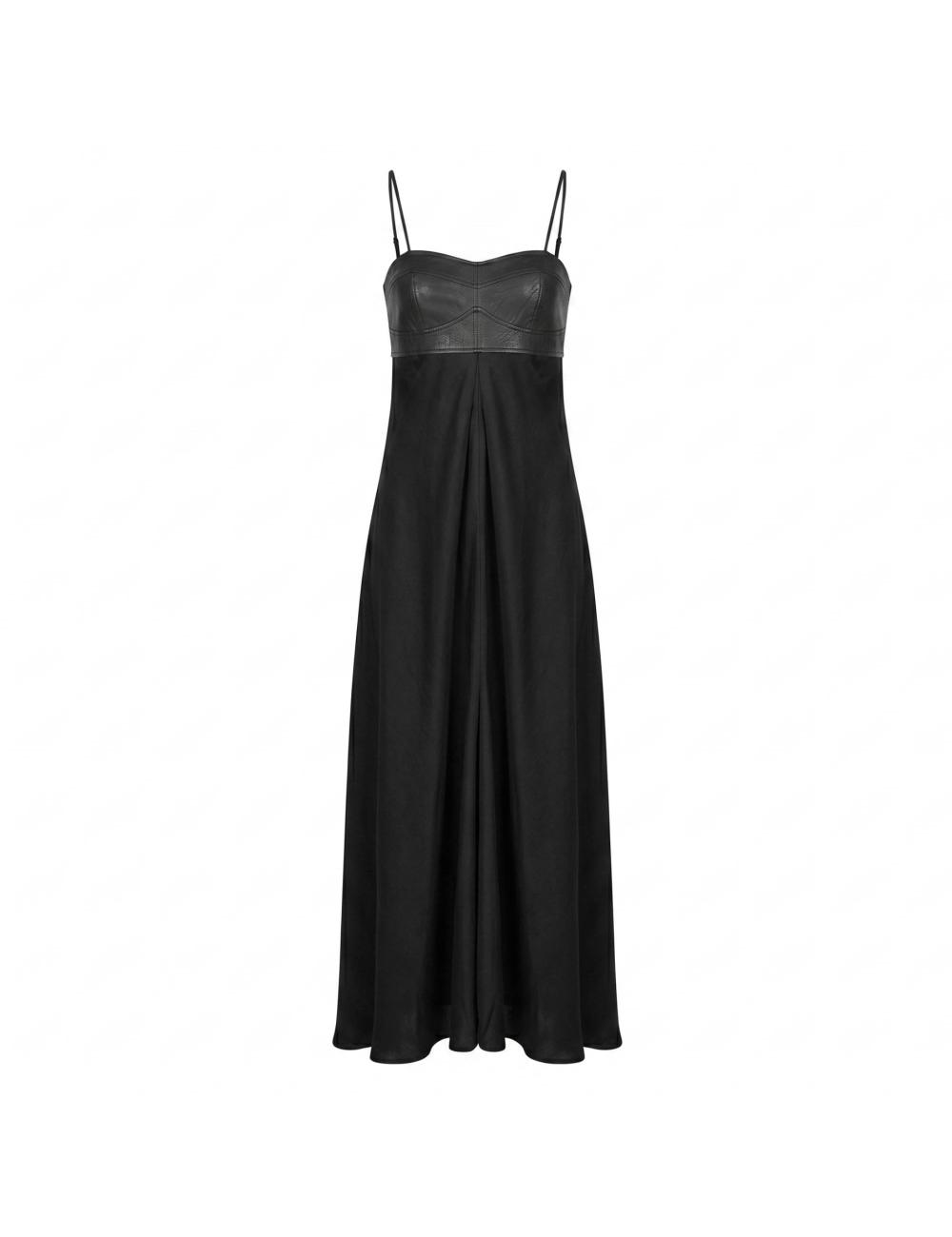 Pinko black long dress