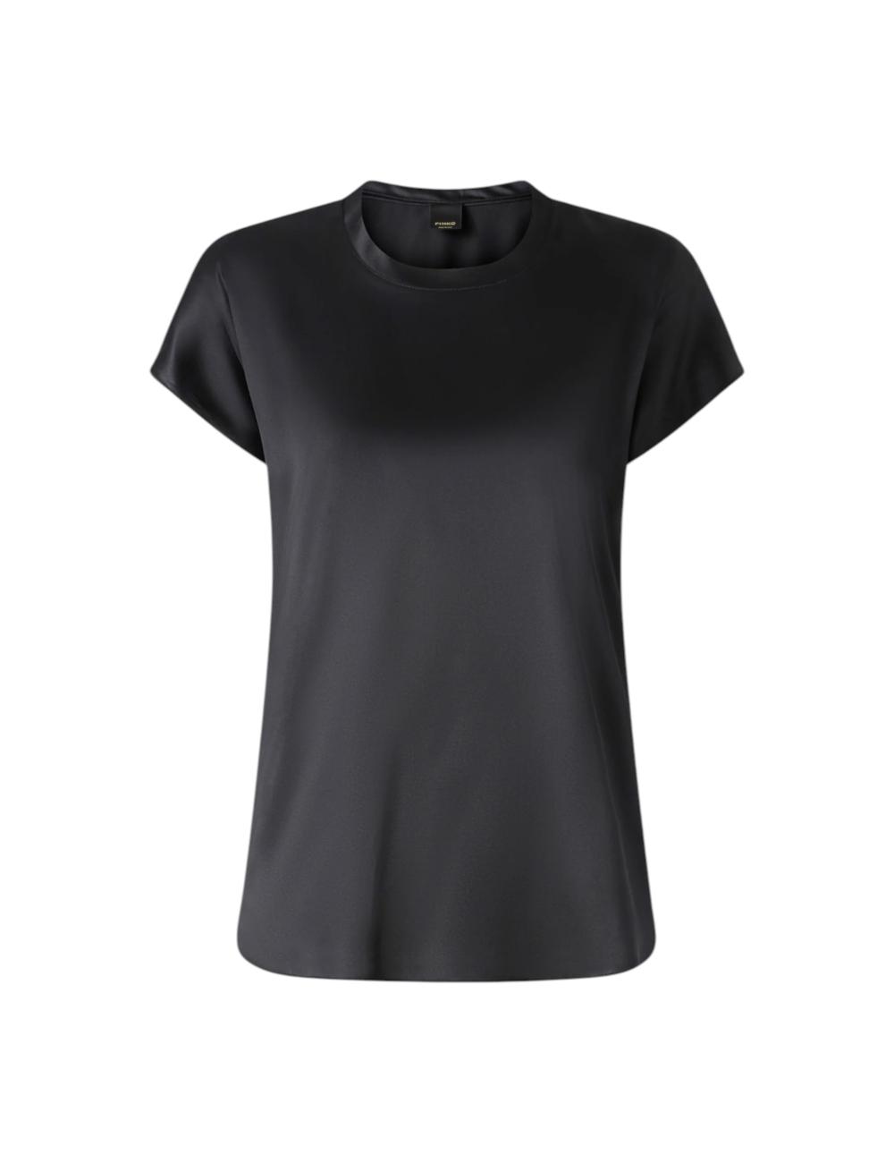 Pinko black silk blouse