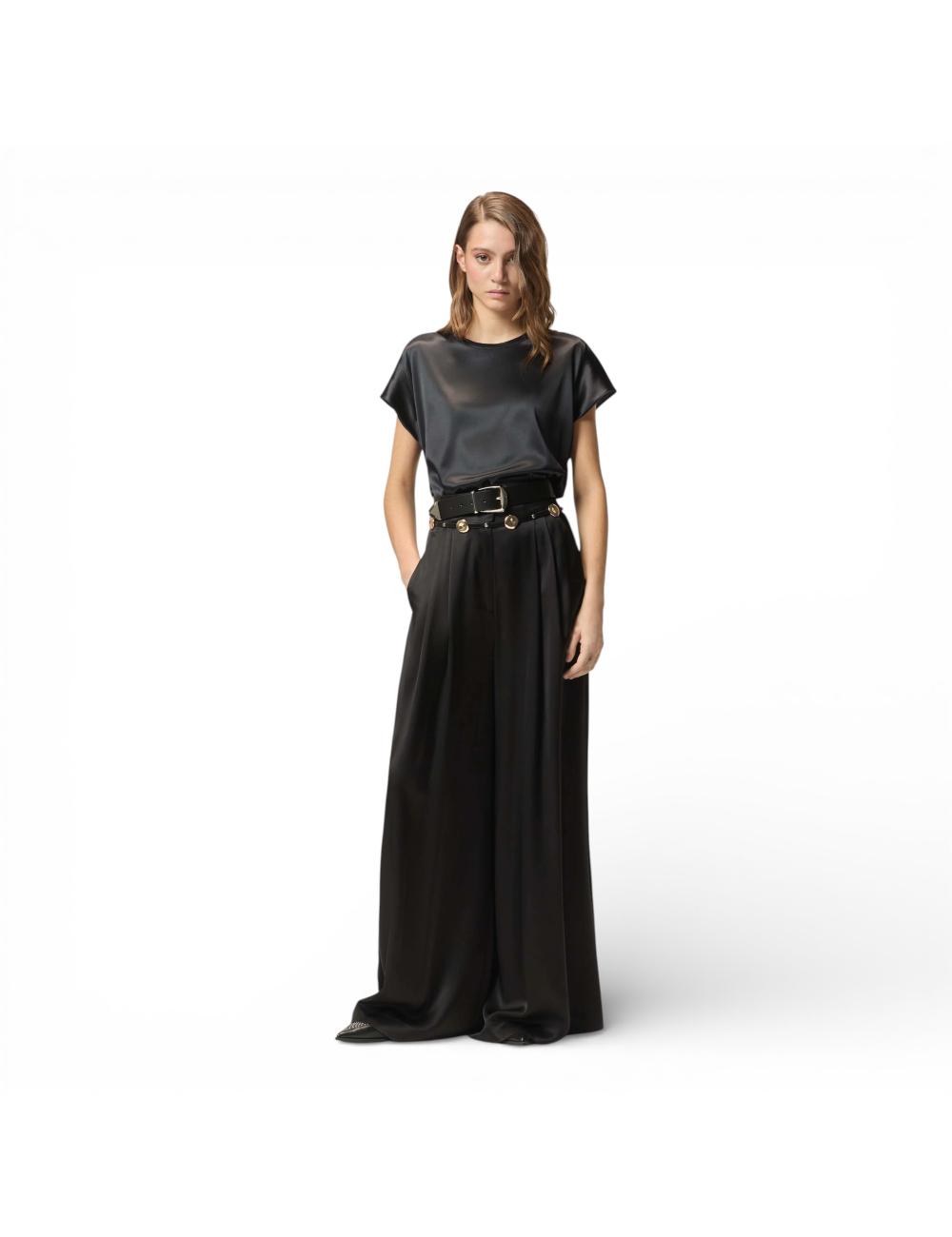 Pinko black silk blouse