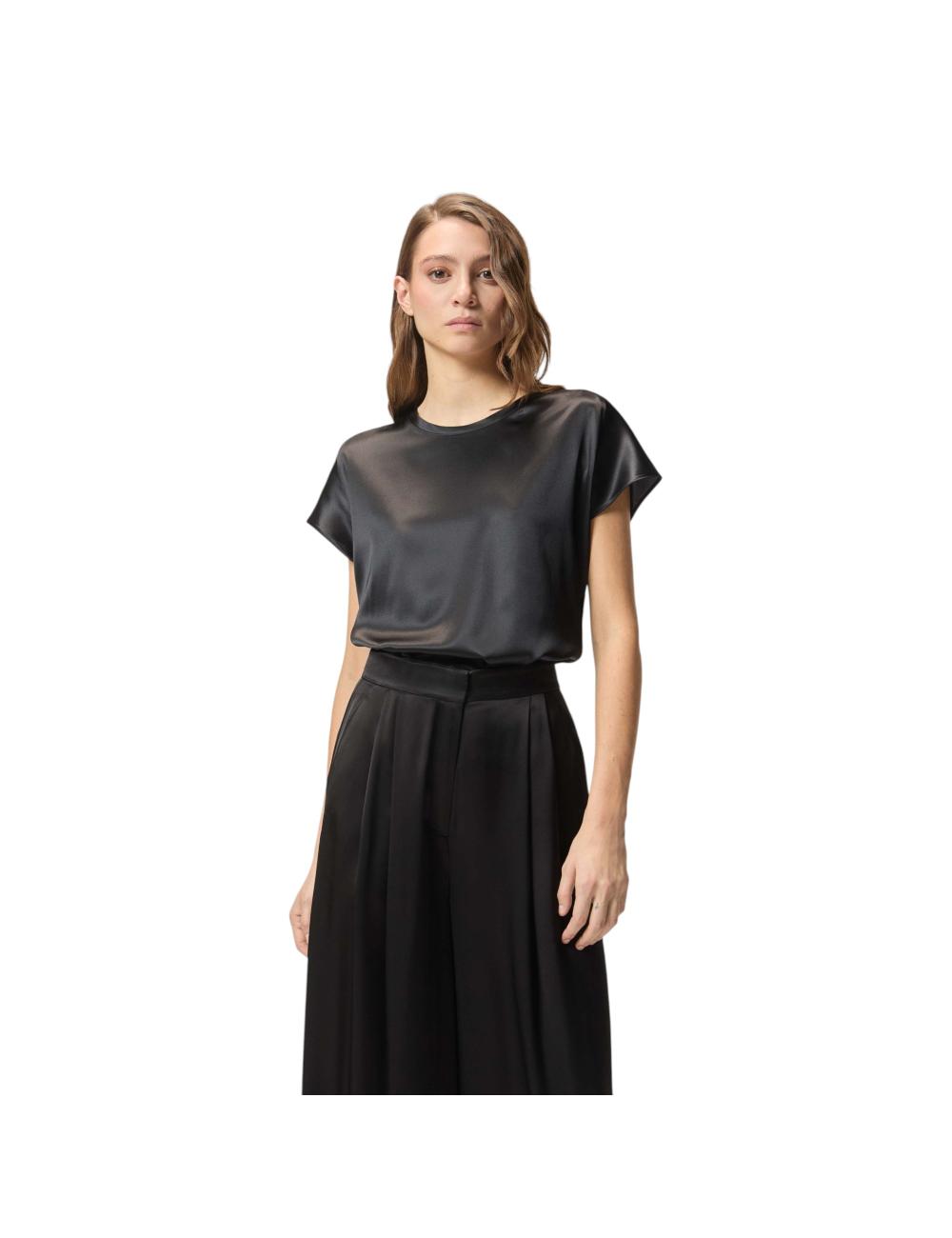 Pinko black silk blouse