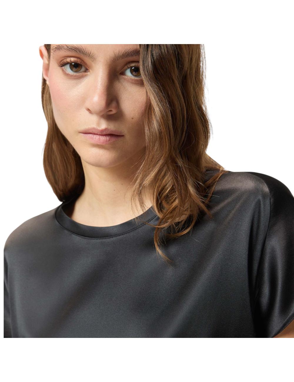 Pinko black silk blouse