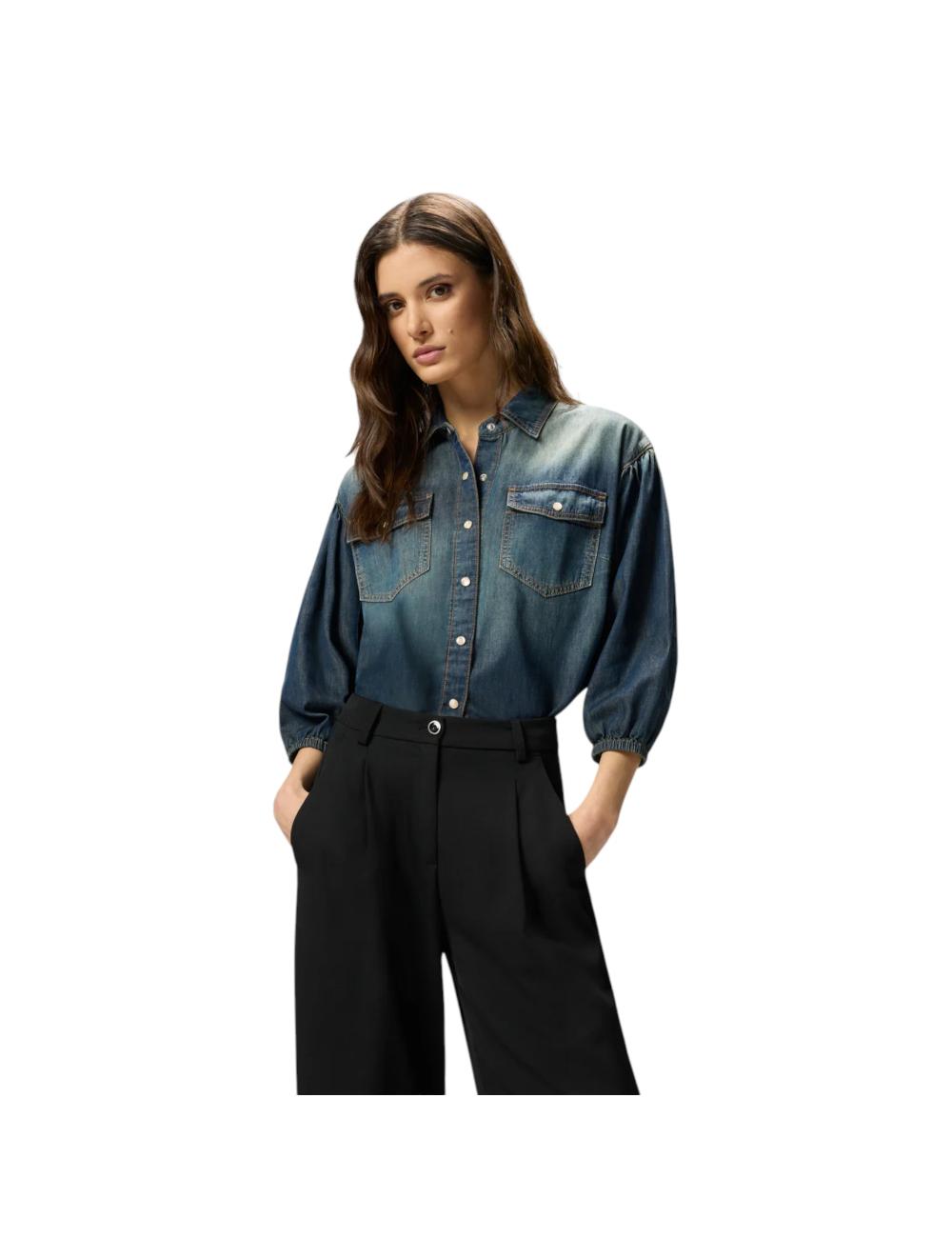 Pinko woman denim shirt