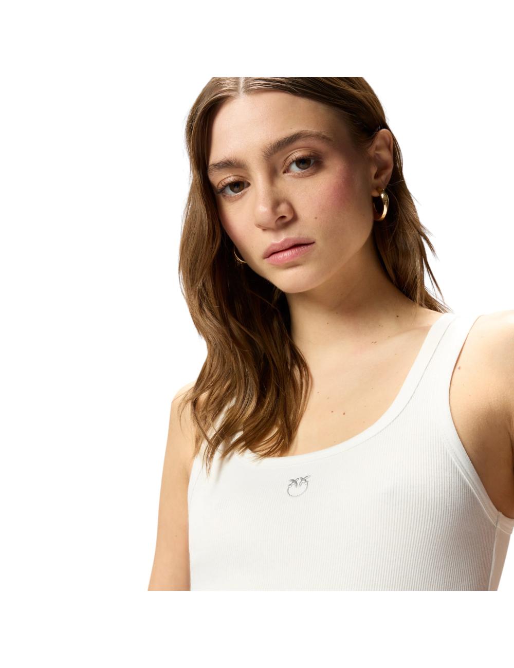 Pinko canotta a costine...