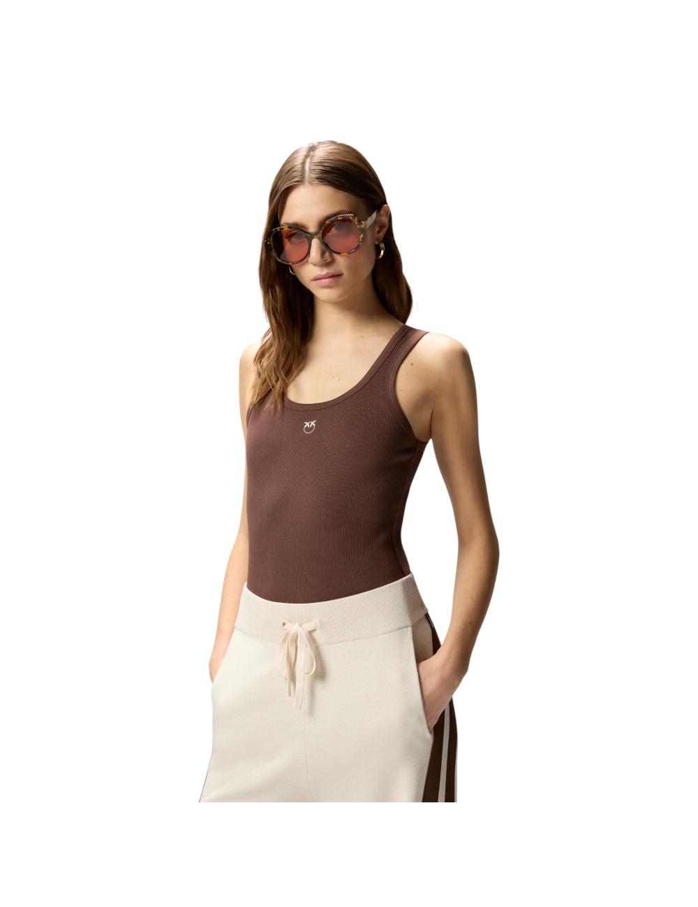 Pinko canotta a costine...