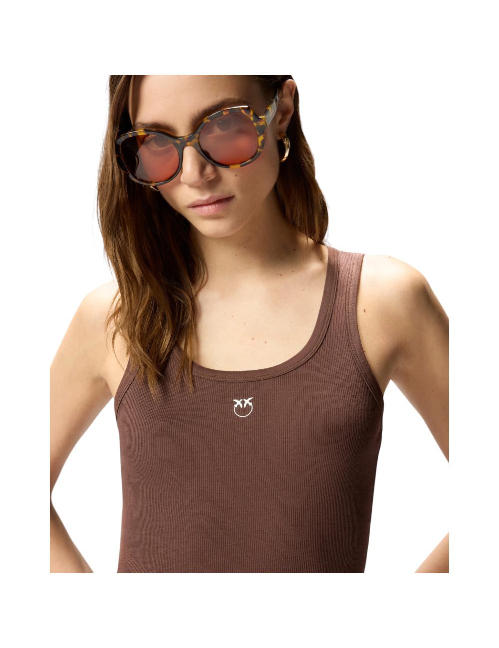 Pinko canotta a costine...