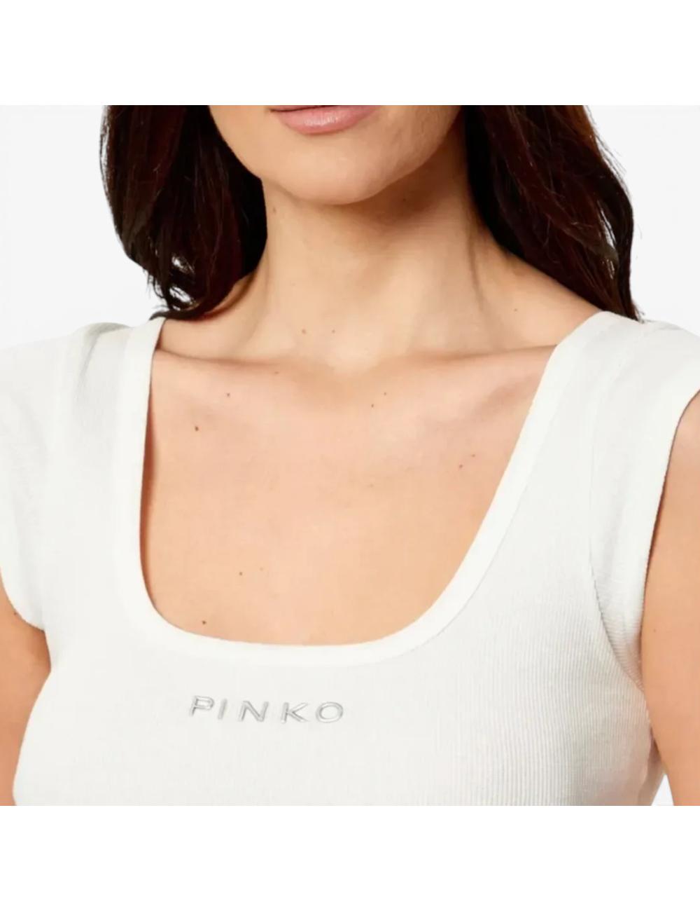 Pinko canotta a costine...