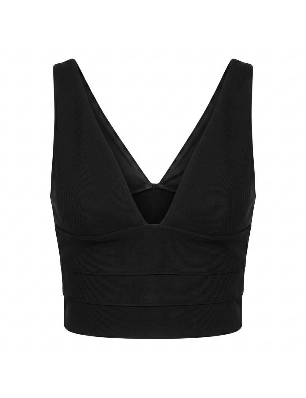 Pinko black crop top