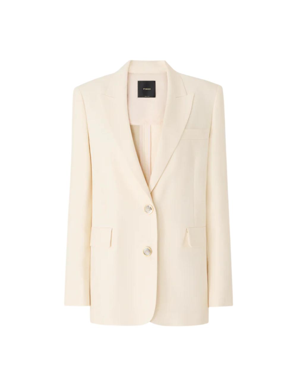 Pinko giacca beige  in lino