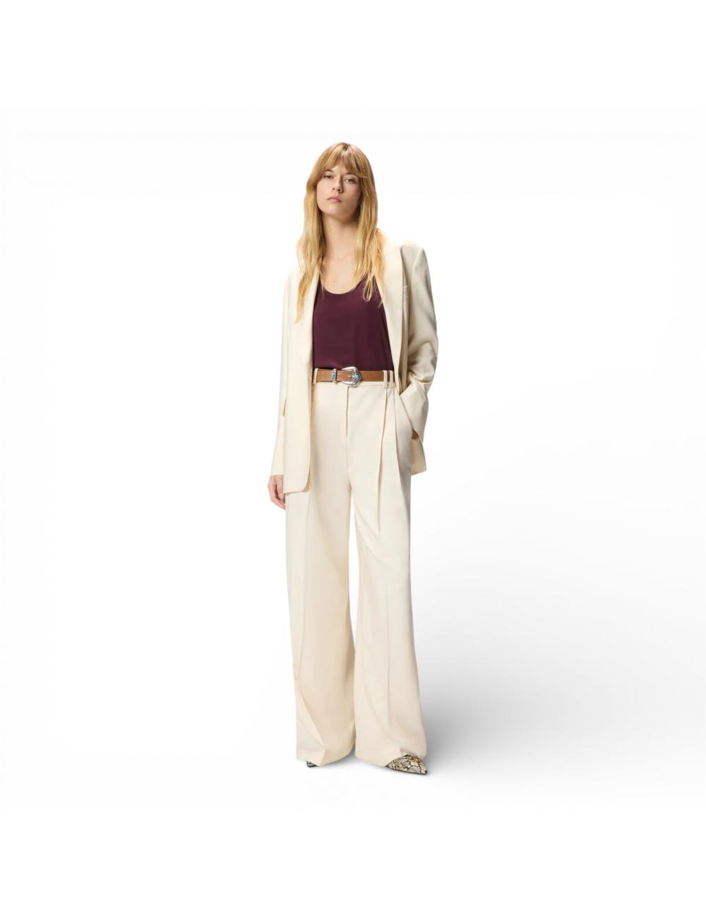 Pinko giacca beige  in lino