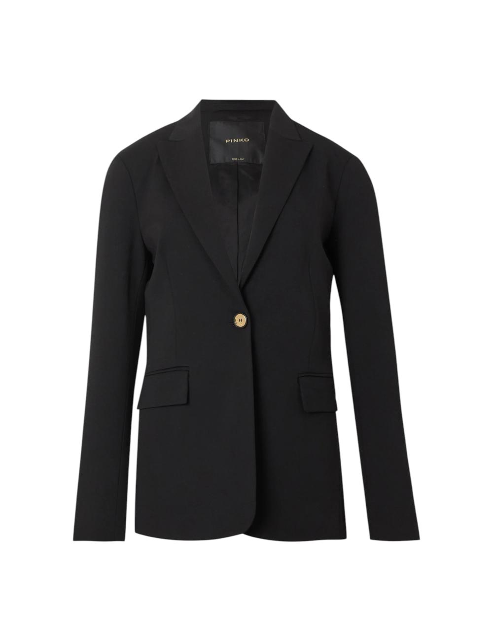 Pinko black linen jacket