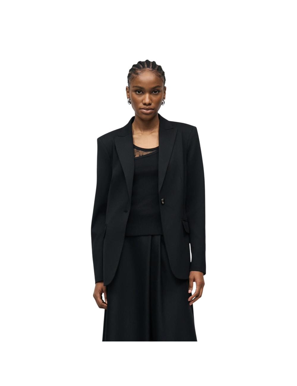 Pinko black linen jacket