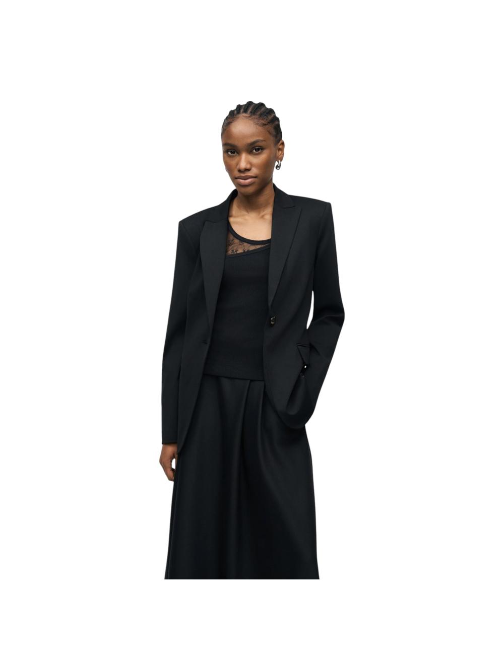 Pinko black linen jacket