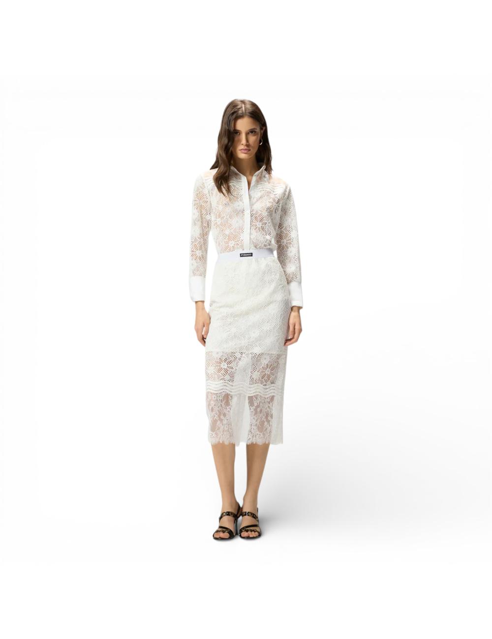 Pinko gonna bianca a tubino...