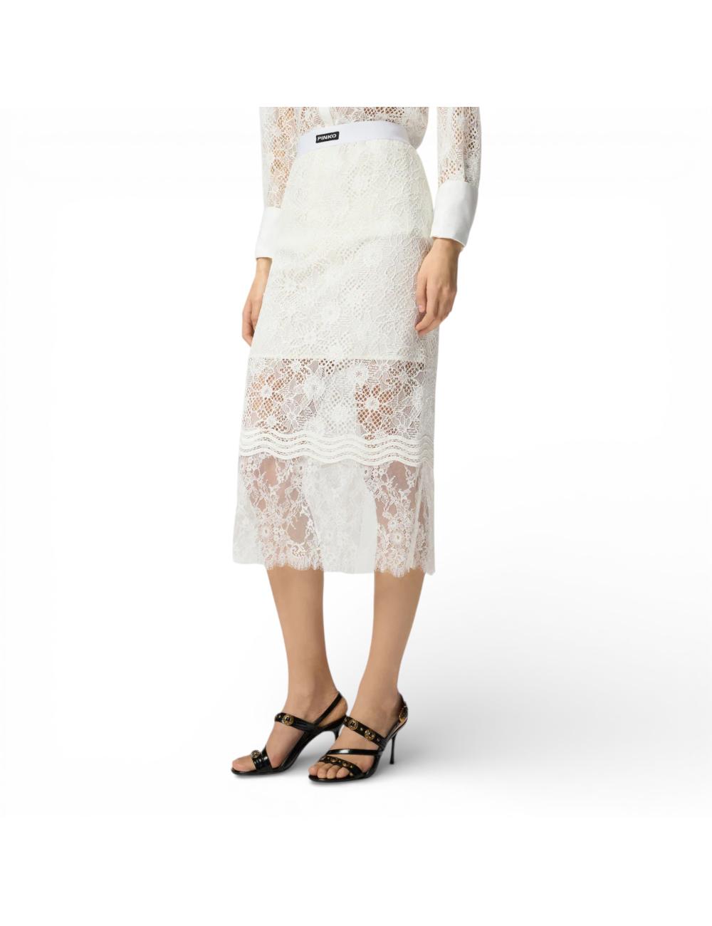 Pinko gonna bianca a tubino...