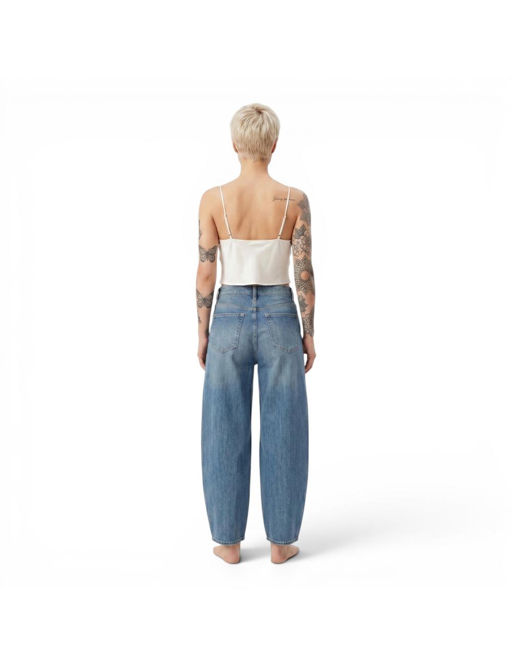 Pinko balloon jeans in light denim