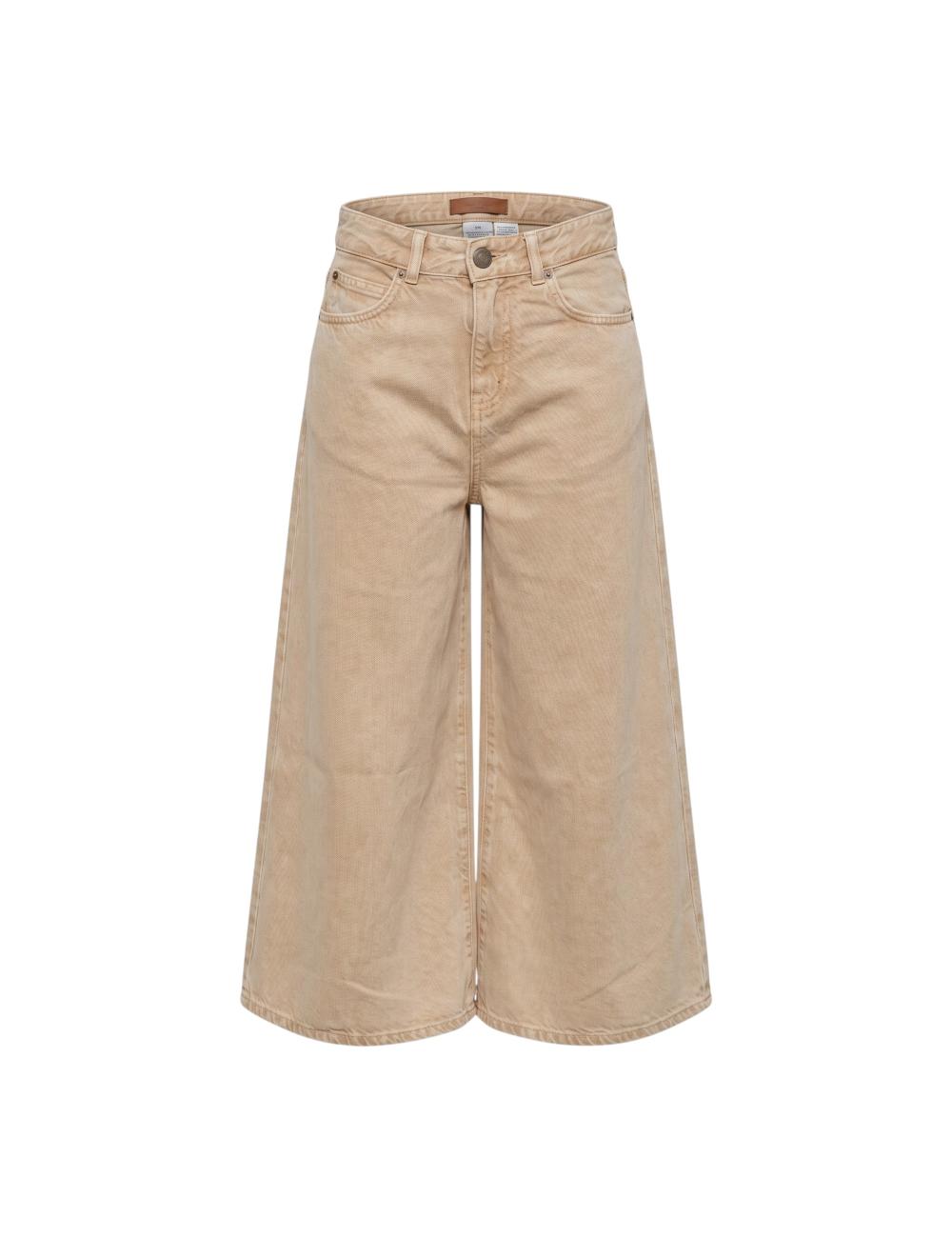 Pinko jeans long Bermuda shorts beige