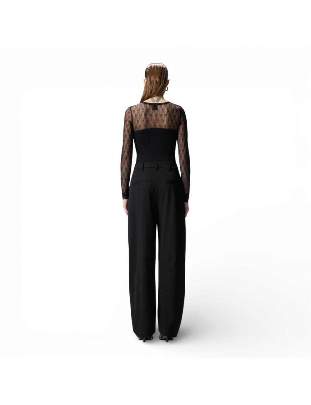 Pinko sweater with embroidered sleeves