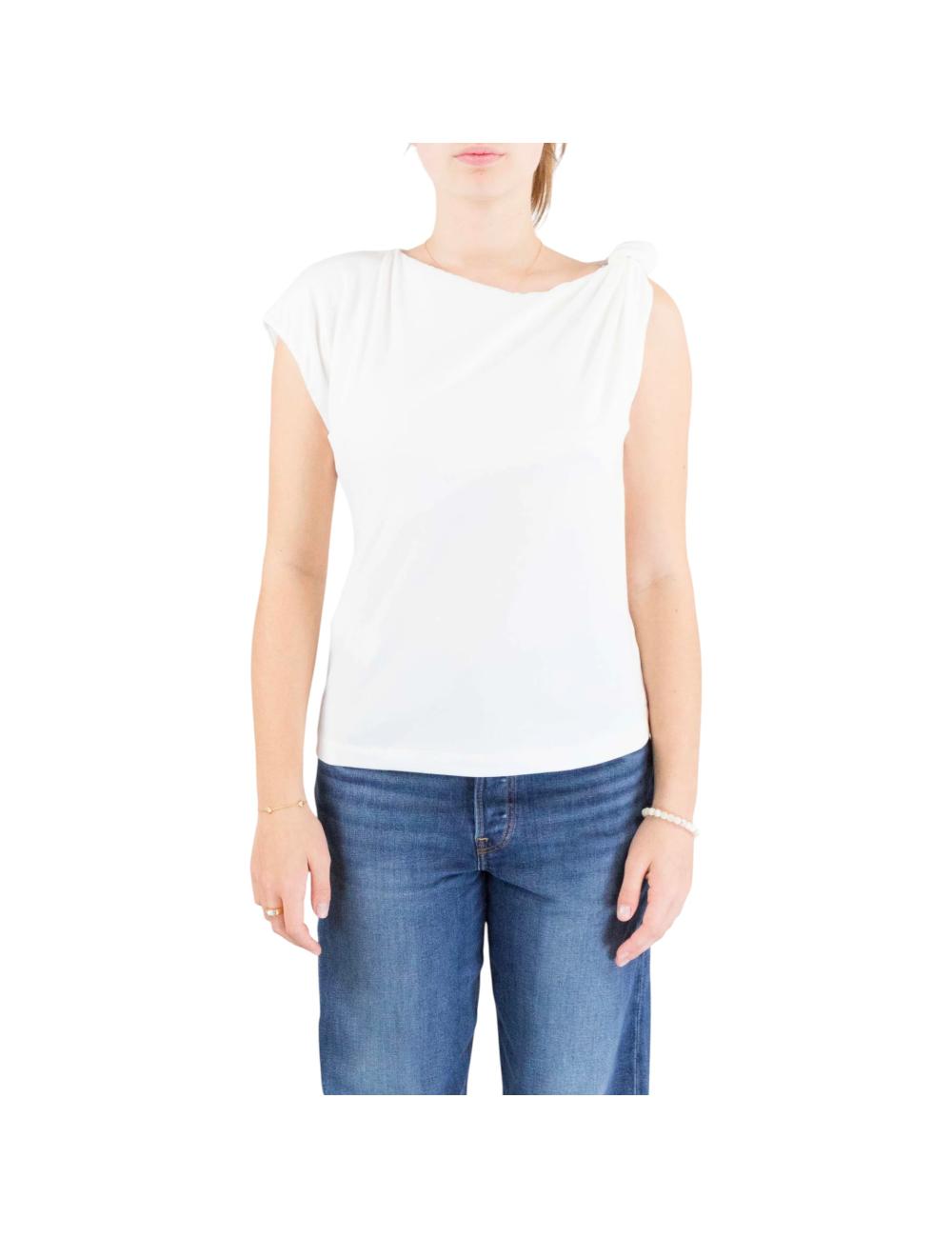 Pinko white sweater with knot