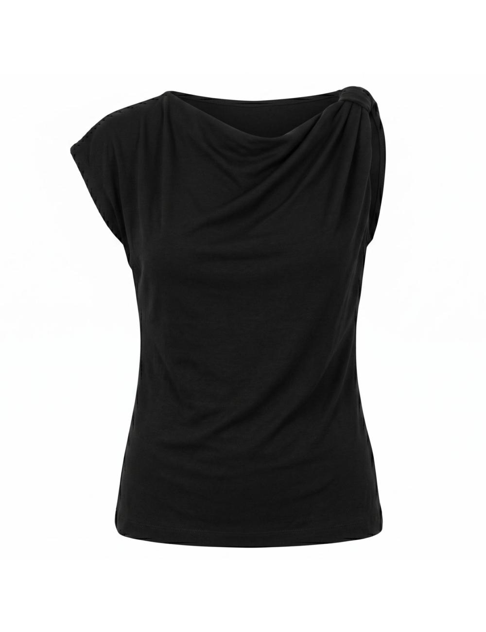 Pinko black sweater with knot