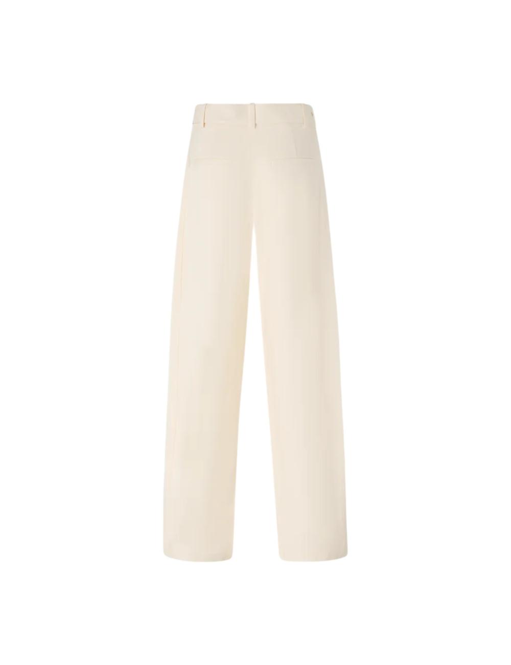 Pinko beige wide trousers with belt