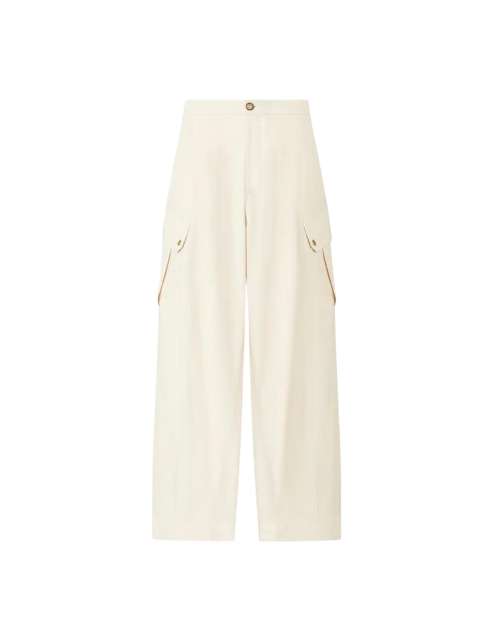 Pinko beige cargo trousers