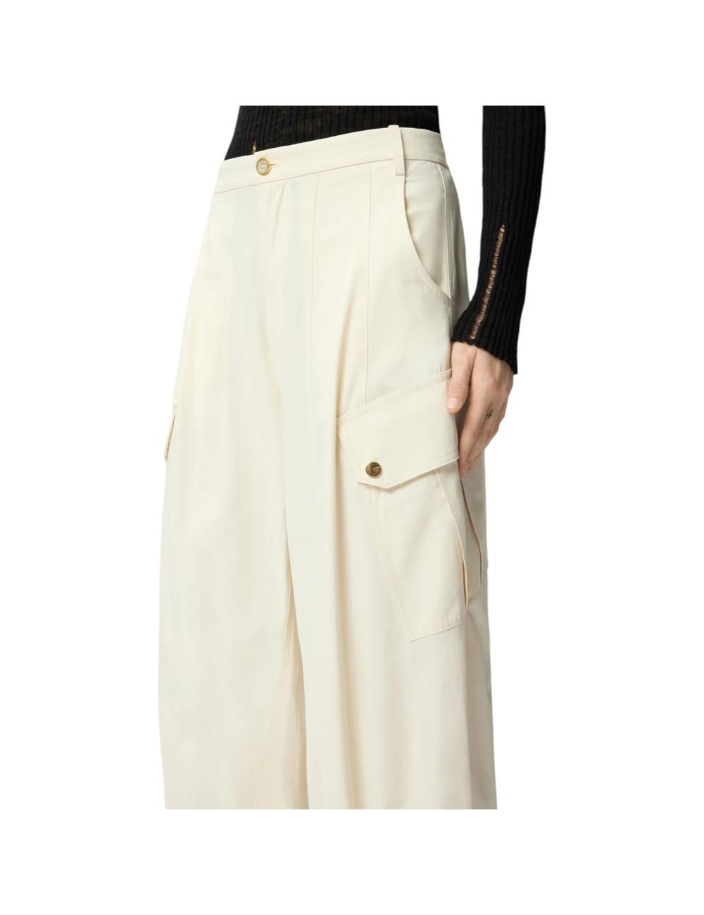 Pinko beige cargo trousers