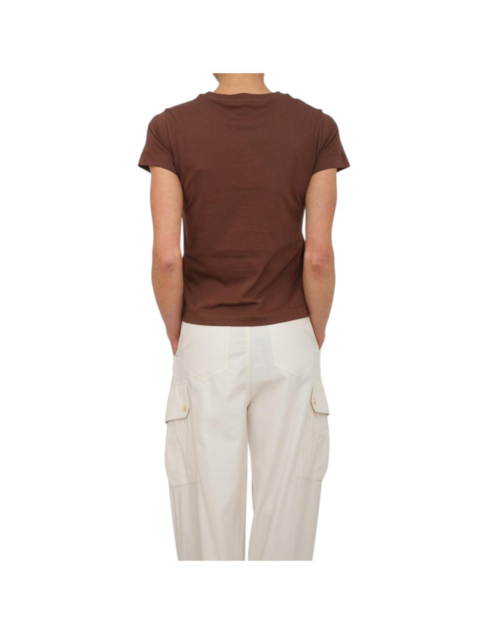 Pinko t-shirt marrone basic